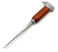 Palillos de hielo de acero inoxidable, picadores de hielo para romper hielo, cincel de hielo con mango de madera, palillos de hielo para cocina, bares, camarero, las mejores herramientas para tallar