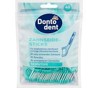 Dontodent Sensitive - Pinzas para hilo dental (3 x 40 unidades, 120 unidades)