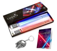Palillos de luz con forma de sable de luz que brillan intensamente para regalos de Star Wars, juego