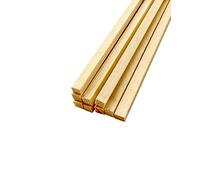 Palillos de madera cuadrados de 300 x 4 x 4 mm, para algodón de azúcar, para manualidades y uso doméstico (200 unidades)