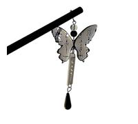 Palillos de madera de estilo chino vintage para mujeres y niñas, horquilla de pelo con borla de luna, Hanfu, accesorios para el cabello (estilo 3)