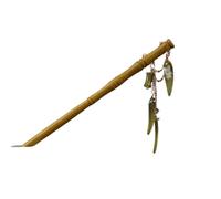 Palillos de madera de estilo chino vintage para mujeres y niñas, horquilla de pelo con borla de luna, Hanfu, accesorios para el cabello (estilo 8)