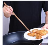 Palillos De Madera Extra Largos De Madera Chinos Tradicionales, 42 Cm Cocinando Palillos De Olla para Cocina Alargar Fideos De Madera Herramientas De Freír