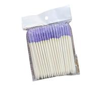 Palillos de madera naranja de doble cara para uñas de madera, barra fina para pulir las cutículas, herramienta de manicura y pedicura