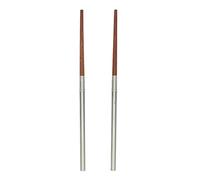 Palillos de Madera Plegables, Palillos Desmontables de Madera Maciza Portátil, Ergonómicos, Fáciles de Almacenar, para Asar Al Aire (Trisarr2eghw4vgn-12)