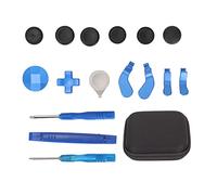 Palillos de metal 13 en 1 para Xbox One Elite Series 2, piezas de accesorios de controlador, palanca de mando de metal Mod 6 Swap, 4 palas, 2 almohadillas D, 1 herramienta