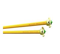 Palillos de metal de aleación resistentes con revestimiento antimoho, vajilla temática para fiestas, para niños, reuniones familiares, utensilios de cocina de aleación resistentes