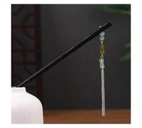 Palillos de pelo 2 horquillas de madera vintage for el pelo con borlas luna for mujeres y niñas, joyería for la cabeza para Mujeres(Color-11)