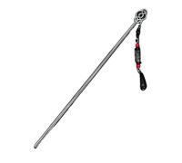 Palillos de pelo Adornos for el cabello con borlas Hanfu, horquilla de aleación estilo chino forma flor ciruelo y luna, herramienta for peinar moños para Mujeres(Color 03)