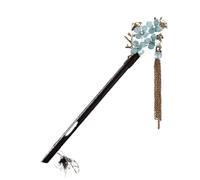 Palillos de pelo Borla paso sacudiendo horquilla palillo de pelo adorno for el cabello Pan tocado accesorios for flores para Mujeres(6Flowers like brocad)