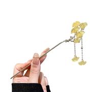 Palillos de pelo Horquilla con borlas for el pelo, estilo chino Hanfu, forma de abanico flores, for decoración cheongsam, for boda, moño nupcial, joyería para Mujeres(Color 01)