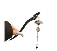 Palillos de pelo Horquilla de madera Vintage Lotus for el cabello, accesorios for hechos a mano palisandro for mujer, pinzas for, 1 Uds para Mujeres(Color1)