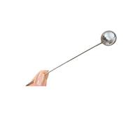 Palillos de pelo Horquillas for el pelo con bolas redondas for mujer, Color dorado y plateado, accesorios de horquilla huecos geométricos lisos Metal Simple, a la moda para Mujeres(Silver-02)