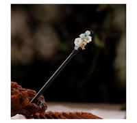 Palillos de pelo madera Vintage for mujeres y niñas, horquilla con borla Luna, accesorios joyería for la cabeza Horquilla para el pelo de madera(Style 15)