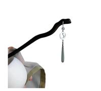 Palillos De Pelo Para Mujeres 2 horquillas de madera vintage for el pelo con borlas luna for mujeres y niñas, joyería for la cabeza(Color-01)