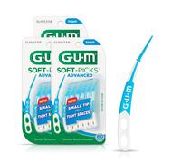 Palillos dentales GUM Soft-Picks Advanced: f ciles de usar y ajustados para la limpieza dental y la salud de las enc as. Cepillos interdentales d