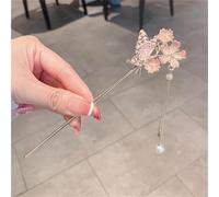 Palillos for el cabello con flecos de flores, horquilla de Metal femenina a la moda, adorno for el cabello femenino, herramientas de estilismo(25)