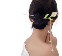 Palillos for el cabello con forma de lirio de cala, borlas colgantes, cadena, palillos for el cabello, elegantes horquillas for el cabello, palillos de estilo chino, accesorios for el cabello for muje