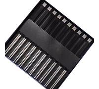 palillos japoneses palillos coreanos Los palillos de plata se pueden reutilizar Palillos antideslizantes adecuados para caja de regalo de liderazgo senior(Color:F,Size:25cm)