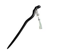 Palillos para El Cabello Palillos for el pelo con borlas, horquilla de sándalo negro, tocado exquisito, accesorios for el cabello for mujer Palillos Para el Pelo