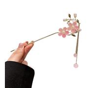 Palillos Para El Pelo Palillos for el cabello con flecos de flores, horquilla de Metal femenina a la moda, adorno for el cabello femenino, herramientas de estilismo Palillos Para El Cabello (Color :