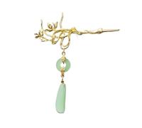 Palillos Para El Pelo Tocado for mujer, flor, horquilla larga con borla, palillo for el pelo, adorno for el cabello, joyería Palillos Para El Cabello (Color : 12)