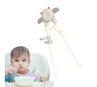 Palillos Para Niños Principiantes - Ayuda para Aprendizaje de Cubiertos Infantiles,Palillos para Principiantes,Ayuda Para Entrenamiento Infantil Soluciones Para Comensales Exigentes Asistente De Hebil