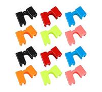 Palillos reutilizables, antideslizantes, 12 asistentes de entrenamiento de palillos, herramientas de práctica reemplazables coloridas, 50 g de larga duración para adultos y principiantes, 1.18 x 0.75