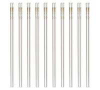 Palillos reutilizables, palillos reutilizables para adultos,Utensilios de palillos de cerámica - Resistente al calor 10 pares lavavajillas de forma segura accesorios de cocina exquisitos p
