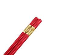 Palillos rojos para cortar palillos para bodas, festivos, restaurantes, vajillas, reutilizables, palillos de sushi, palillos rojos chinos para boda (color: D) (A)