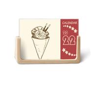 Palillos sésamo cono hielo 2022 calendario de escritorio planificador 12 meses