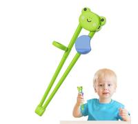 palillosde entrenamiento para niños pequeños - palillospara niños con lindos animales de dibujos animados de 15,5 cm, palillosreutilizables de silicona + PP, palillosde aprendizaje aptos para