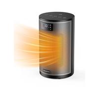 PALINTH Calefactor Bajo Consumo,1500W PTC Ceramico Radiador Electrico, 4 Modos, Temporizador 8H, Modo ECO, Protección Sobrecalentamiento/Vuelco Apto interior