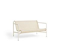 Palissade Cord Lounge en Color Crema y Blanco