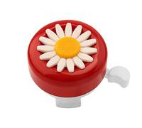 Paliston Campana de Bicicleta para Niños Timbre de Bicicleta para Niñas Roja y Blanca
