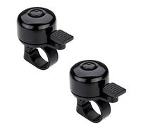Paliston Timbre de Bicicleta con Sonido nítido para Adultos, niños y niñas, Negro y Negro