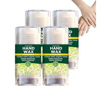 Palito de cera de manos con manzanilla, bálsamo hidratante para manos, cuidado exfoliante suave para las manos, mantequilla hidratante para manos, palo de cuidado de manos secas (4PCS)