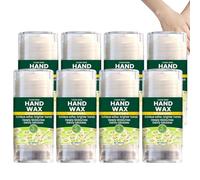 Palito de cera de manos con manzanilla, bálsamo hidratante para manos, cuidado exfoliante suave para las manos, mantequilla hidratante de manos, palo de cuidado de manos secas (8PCS)
