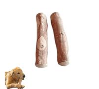 Palito de Masticar de Madera para Perros, Juguete masticable de árbol de café para Limpiar los Dientes del Perro, Alivia el estrés, Palos de Madera Natural (Large 2pcs)