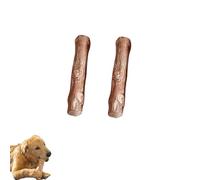 Palito de Masticar de Madera para Perros, Juguete masticable de árbol de café para Limpiar los Dientes del Perro, Alivia el estrés, Palos de Madera Natural (Small 2pcs)