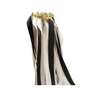 Palitos con cintas de colores variados， 25pcs Ribbon Wands With Wooden Sticks And Bells Wedding Party Dance Decoration Multicolor(12)