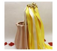 Palitos con cintas de colores variados， Varitas de cinta seda multicolor 10/30/50 piezas Decoraciones for fiestas Danza rítmica(Colour J,30pcs)