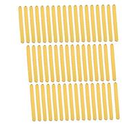 Palitos de artesanía, palitos de helado, 50 piezas de paletas de paleta acrílica, palitos de manualidades de lolly para dulces manzana fiesta en casa proyectos de bricolaje/dorado