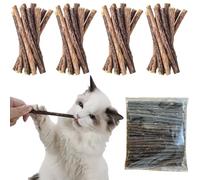 Palitos de Hierba Gatera para Gatos,40pcs Palitos de Catnip,Palitos para Masticar,Palitos Masticables Matatabi para Gatos,Juguetes para Morder Natural Matatabi Dental,Juguete para Morder para Gatos