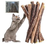 Palitos de Hierba Gatera para Gatos,40pcs Palitos de Catnip,Palitos para Masticar,Palitos Masticables Matatabi para Gatos,Juguetes para Morder Natural Matatabi Dental,Juguete para Morder para Gatos