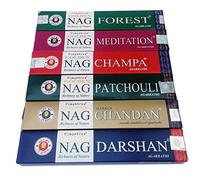 Palitos de incienso Vijayshree Golden Nag Champa, 6 cajas