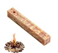 Palitos de inicio de leña naturales multifuncionales | Ladrillos de arranque de fuego de larga combustión para estufas de pellets de madera, chimeneas, hogueras, fogatas