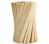 Palitos de madera - 100 Piezas para Café, Té, Leche y Jugo - 14 cm de Mezcla y Artesanía Varillas