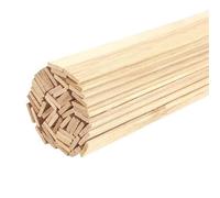 Palitos De Madera 20-50 piezas de palos balsa 2/3/5 mm, madera for manualidades, cuadrados for modelismo, construcción, tallado, accesorios for Para Proyectos De Bricolaje(2x10x200mm 50pcs)