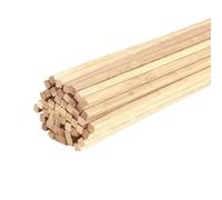 Palitos De Madera 20-50 piezas de palos balsa 2/3/5 mm, madera for manualidades, cuadrados for modelismo, construcción, tallado, accesorios for Para Proyectos De Bricolaje(5x5x200mm 20pcs)